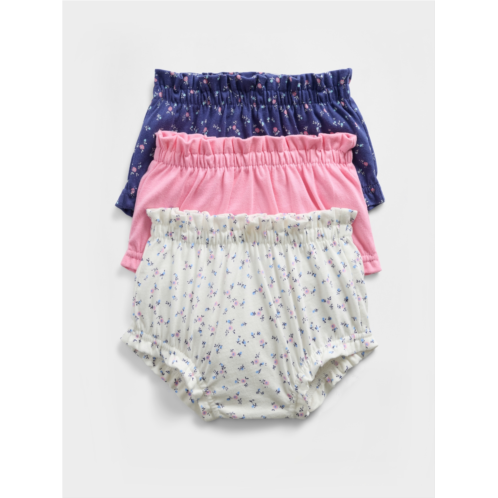 Gap Baby First Favorites Organic Cotton Ruffle Shorts (3-Pack)
