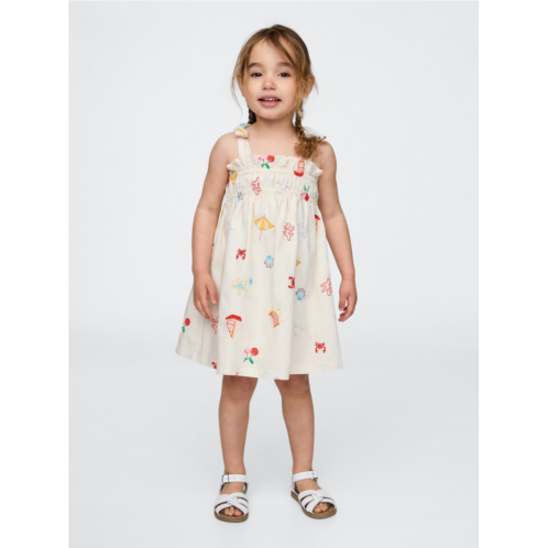 Gap Baby & Toddler Smocked Bow-Strap Dress