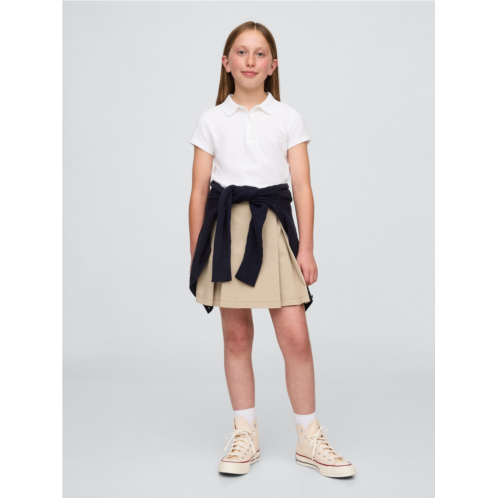 Gap Kids Uniform Pleated Khaki Easy Skort