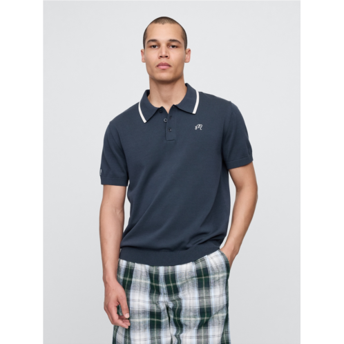 Gap × Malbon Logo Polo Sweater