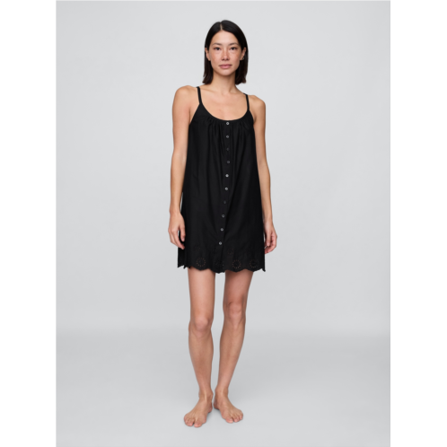 Gap Eyelet Hem PJ Dress