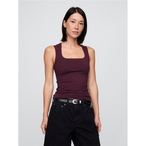 Gap CloseKnit Jersey Square-Neck Top