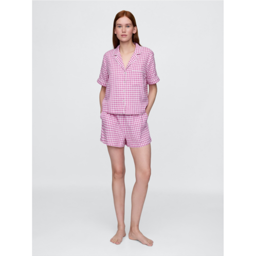Gap Linen-Blend PJ Shorts