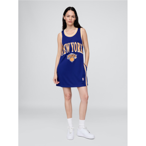 Gap NBA New York Knicks Recycled Jersey Mini Dress