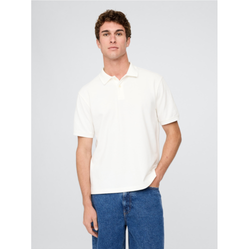 Gap Relaxed Pique Polo Shirt