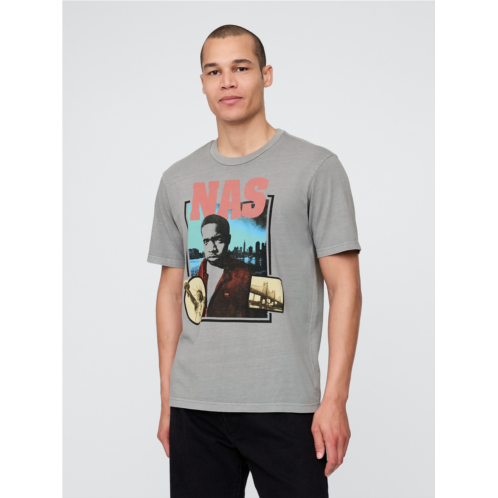 Gap Nas Relaxed Graphic T-Shirt