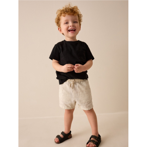 Gap NEXT Toddler Linen-Cotton Striped Shorts