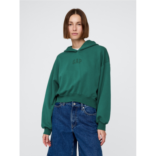 Gap VintageSoft Crop Logo Hoodie