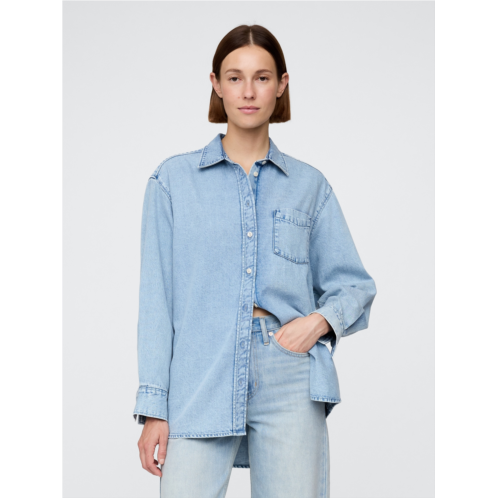Gap UltraSoft Denim Big Shirt