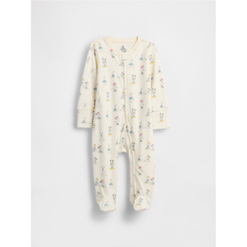 Gap × Disney Baby Organic Cotton Footed One-Piece
