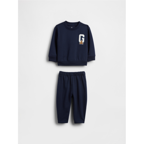 Gap Baby VintageSoft Varsity Logo Sweat Set