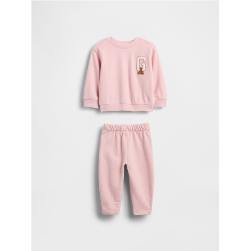 Gap Baby VintageSoft Varsity Logo Sweat Set
