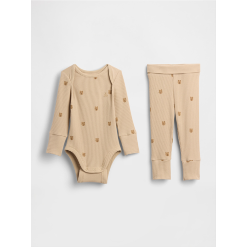 Gap Baby Grow-With-Me TinyRib Outfit Set