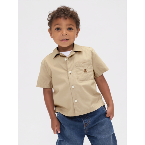 Gap Baby & Toddler Organic Cotton Poplin Cabana Shirt