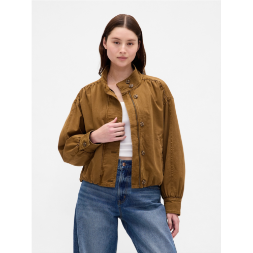 Gap Oversized Twill Bubble Jacket