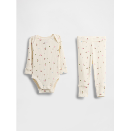 Gap Baby Grow-With-Me TinyRib Outfit Set