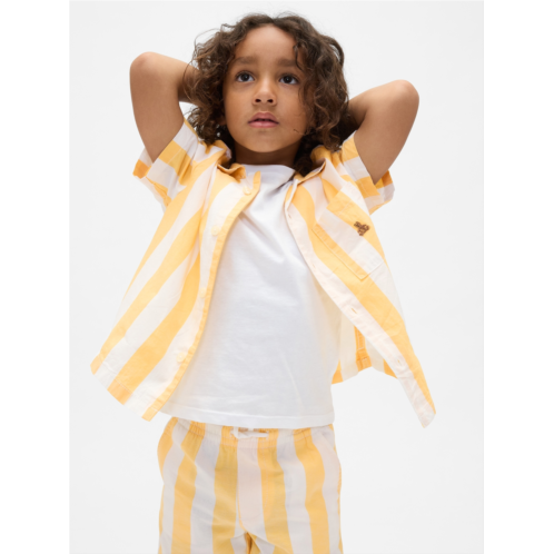 Gap Baby & Toddler Organic Cotton Cabana Shirt