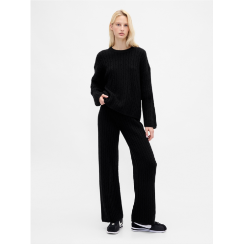 Gap CashSoft Cable-Knit Sweater Pants