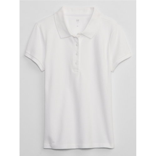 Gap Kids Uniform Stretch Pique Polo Shirt