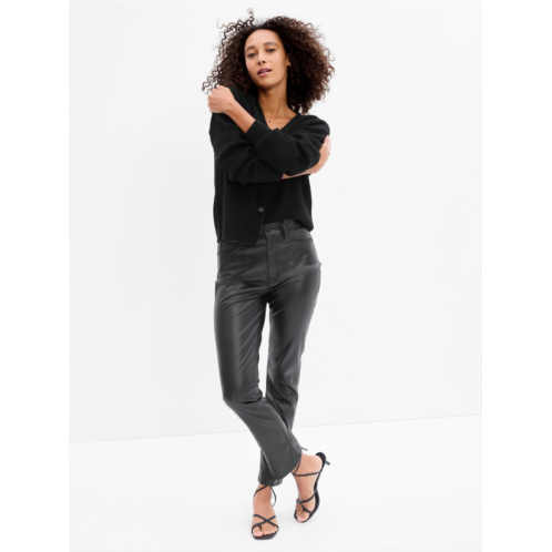 Gap High Rise Vintage Slim Faux-Leather Pants