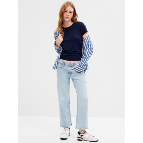 Gap Low Rise Straight Crop Jeans