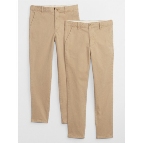 Gap Kids Lived-In Uniform Chinos (2-Pack)