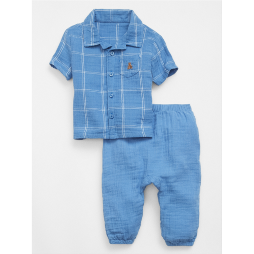 Gap Baby Gauze Vacay Two-Piece Outfit Set