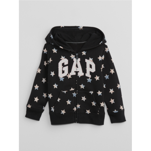 babyGap Logo Print Zip Hoodie