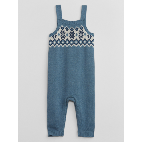 Gap Baby Fair Isle Sweater Overalls