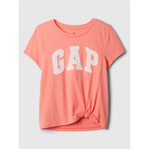 Kids Gap Logo Knot-Tie T-Shirt