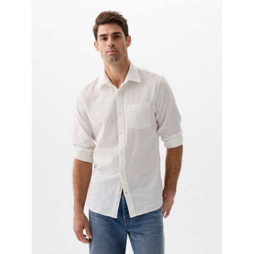 Gap Linen-Blend Shirt in Standard Fit