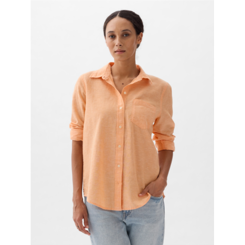 Gap Linen-Blend Easy Shirt