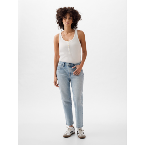 Gap Mid Rise Girlfriend Jeans