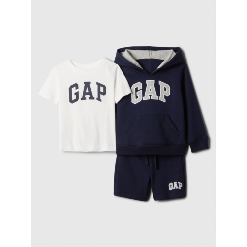 babyGap Logo Three-Piece Outfit Set