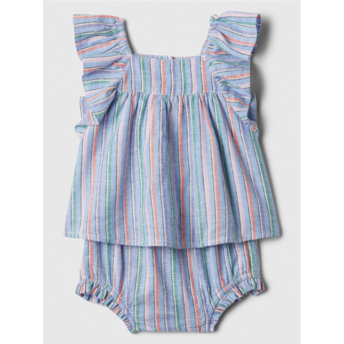 Gap Baby Linen-Blend Two-Piece Outfit Set
