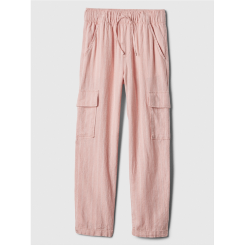 Gap Kids Easy Linen-Blend Cargo Pants
