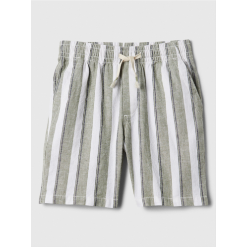 Gap Kids Linen-Blend Pull-On Shorts