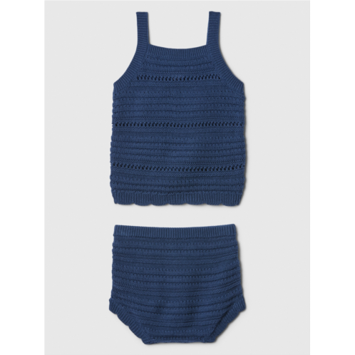 Gap Baby Crochet Two-Piece Outfit Set