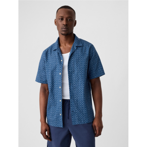 Gap Linen-Blend Vacay Shirt in Standard Fit