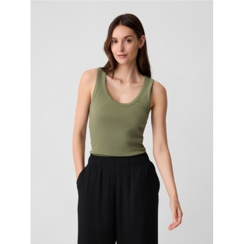 Gap Ribbed Scoopneck Tank Top