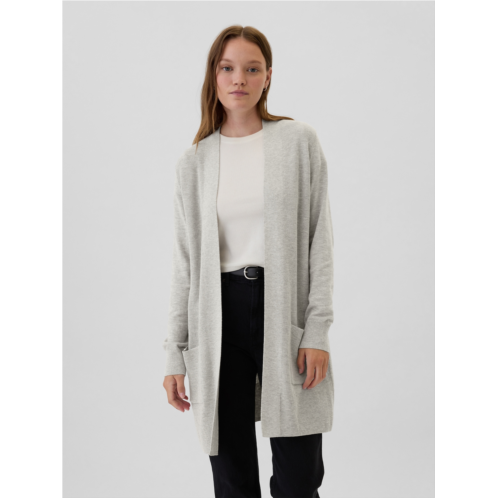 Gap Long Open-Front Cardigan