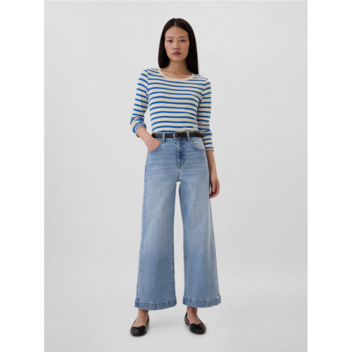 Gap High Rise Wide-Leg Crop Jeans