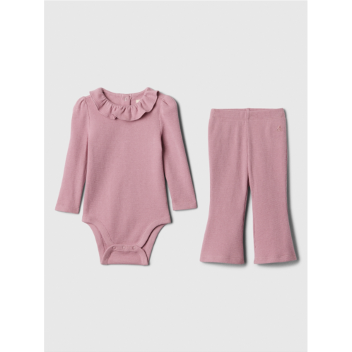 Gap Baby Waffle-Knit Two-Piece Outfit Set