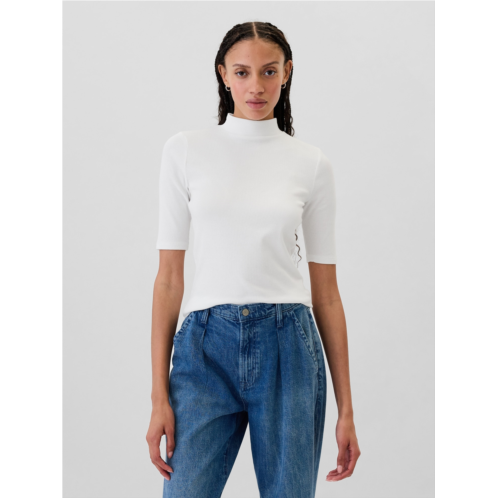 Gap Favorite Ribbed Mockneck Top