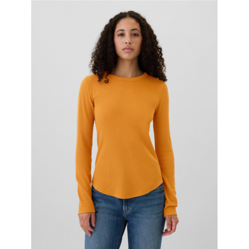 Gap Waffle-Knit Crewneck T-Shirt