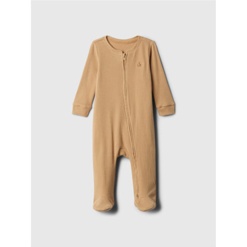 Gap Baby Ribbed Two-Way Zip One-Piece