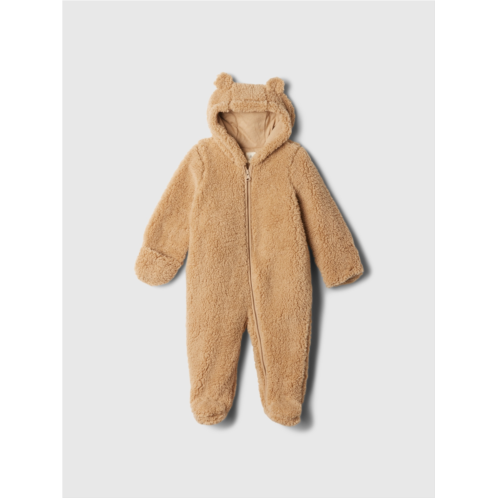 Gap Baby Sherpa Hoodie One-Piece