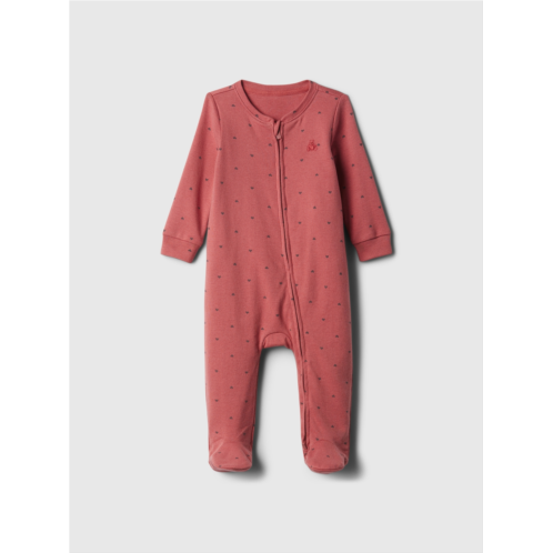 Gap Baby Print Two-Way Zip One-Piece