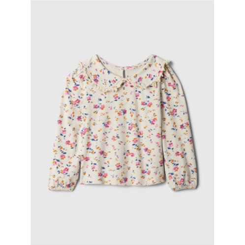 babyGap Puff Sleeve Peter Pan Top