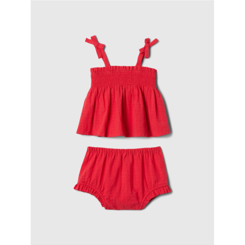 Gap Baby Smocked Two-Piece Outfit Set